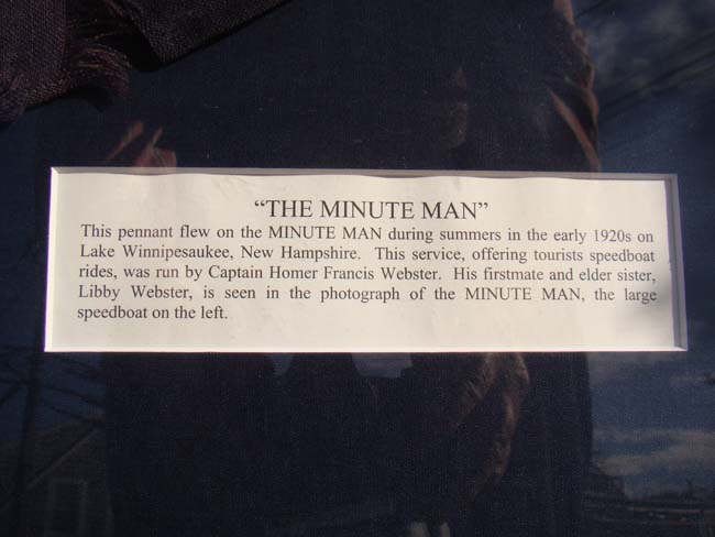 The Burgee from the 1920's speedboat MINUTE_MAN which raced on Lake Winnipesaukee, N H — image 3